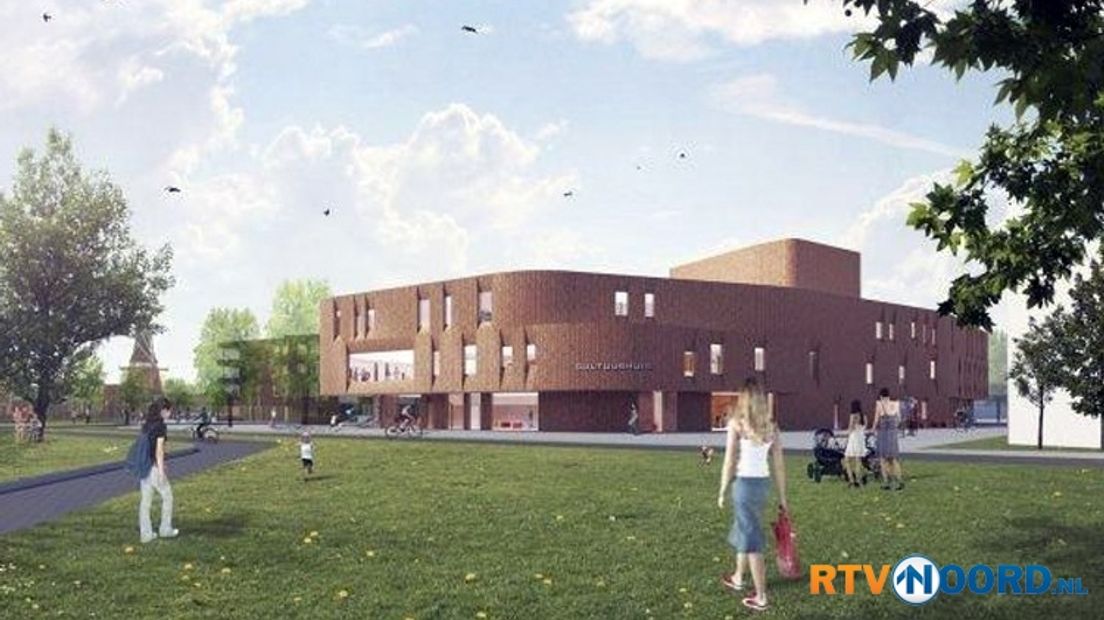 Impressie van het nieuwe Cultuurhuis in Winschoten
