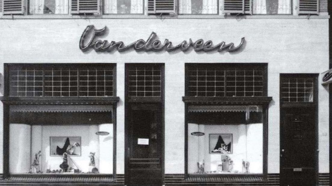 Vanderveen aan de Kruisstraat in 1947 (Rechten: Familie Vanderveen)