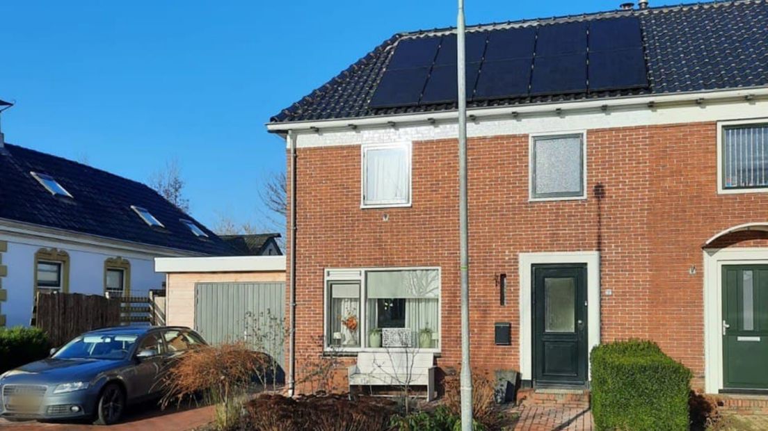 Het huis van Van der Heide in Usquert