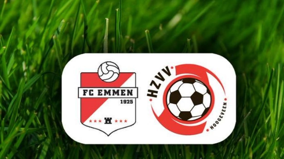 HZVV was met 1-4 te sterk voor het combiteam van FC Emmen