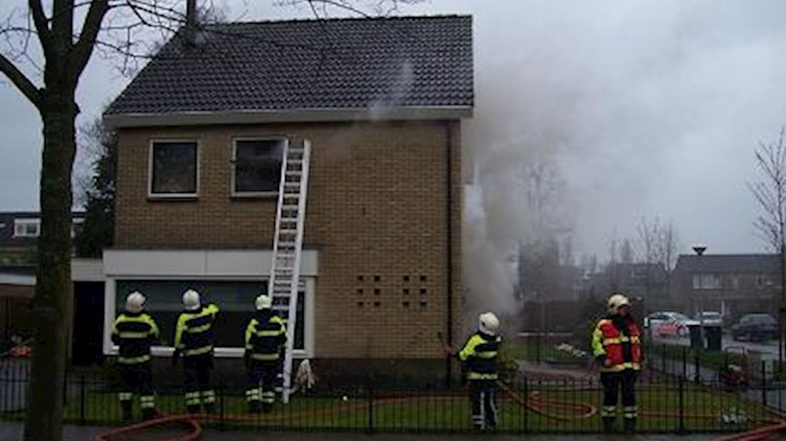 Woning afgebrand in Heino