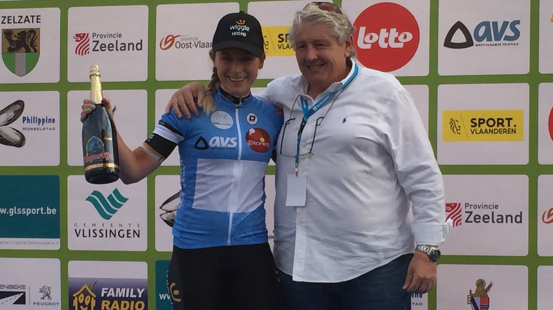 Annette Edmondson wint proloog BeNe Ladies Tour in Vlissingen