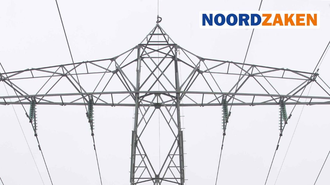 Een hoogspanningsmast.