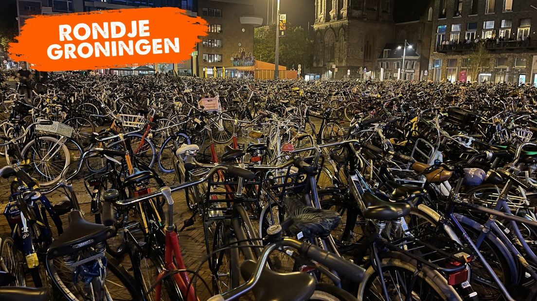 De Grote Markt toen fietsen er nog wel welkom waren