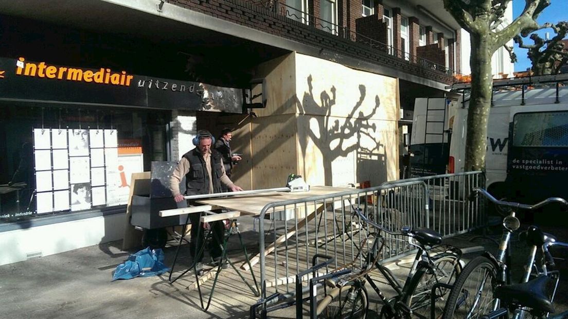 Da Vinci wordt dichtgetimmerd na brand van gisteren