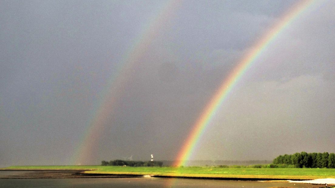 Regenboog bij Terneuzen