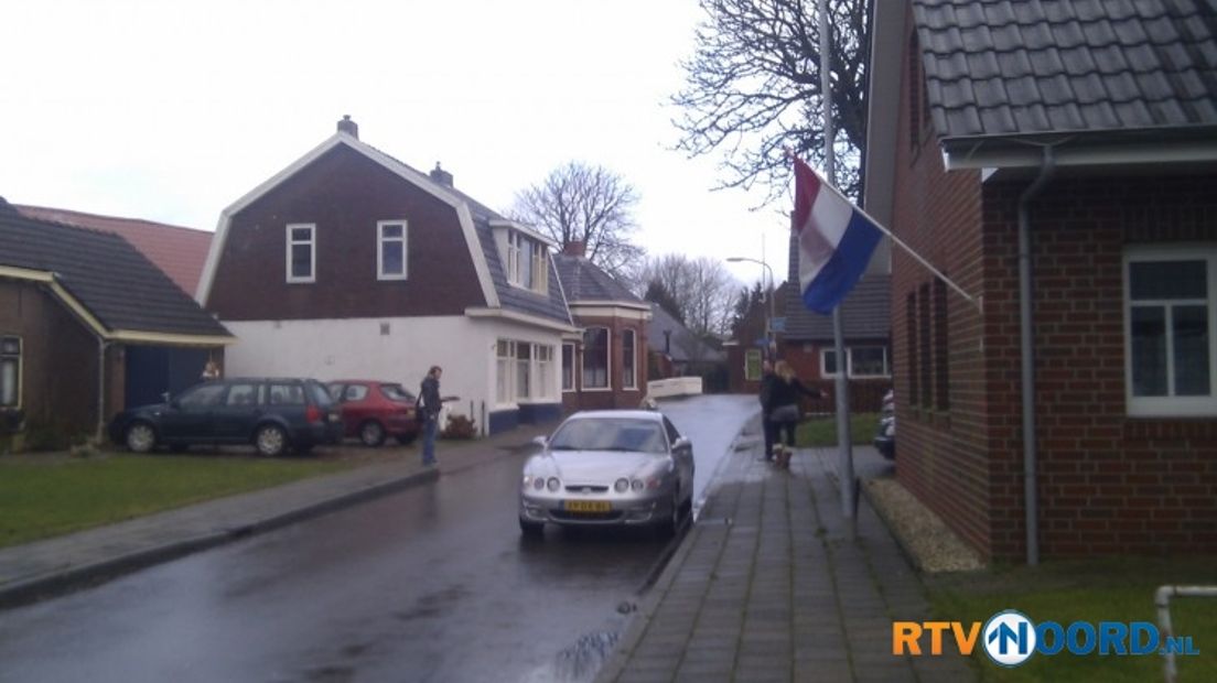 In Woltersum ging de vlag uit