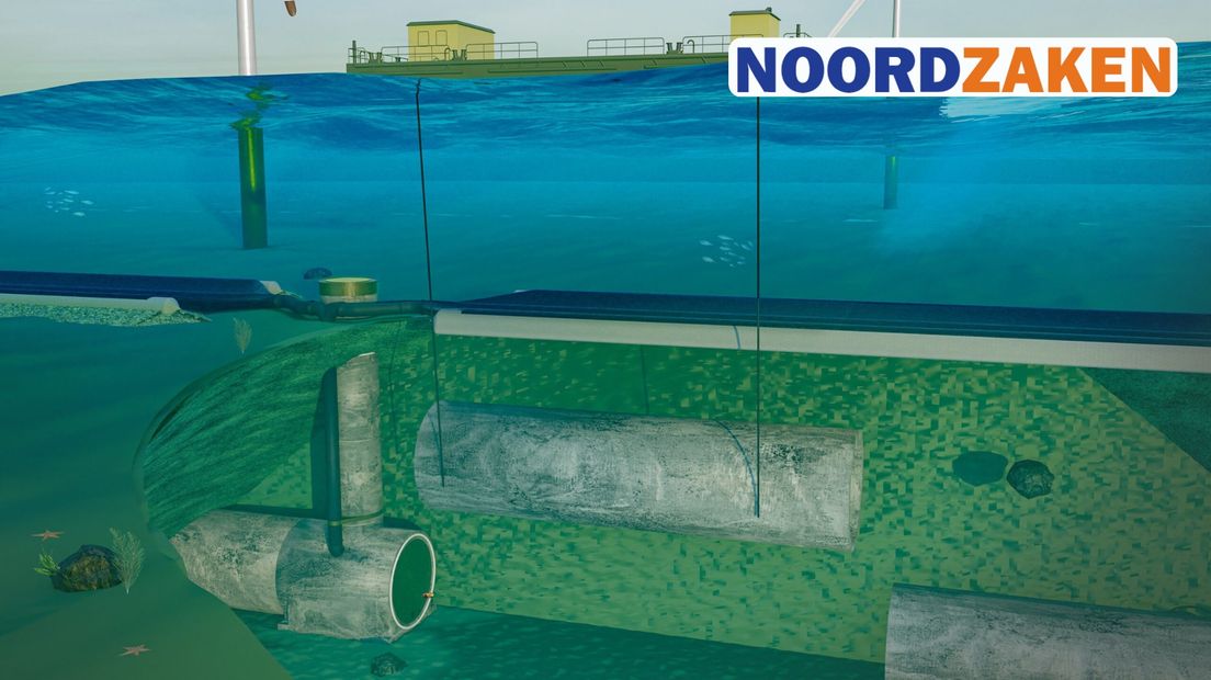 Een animatie van de Ocean Battery