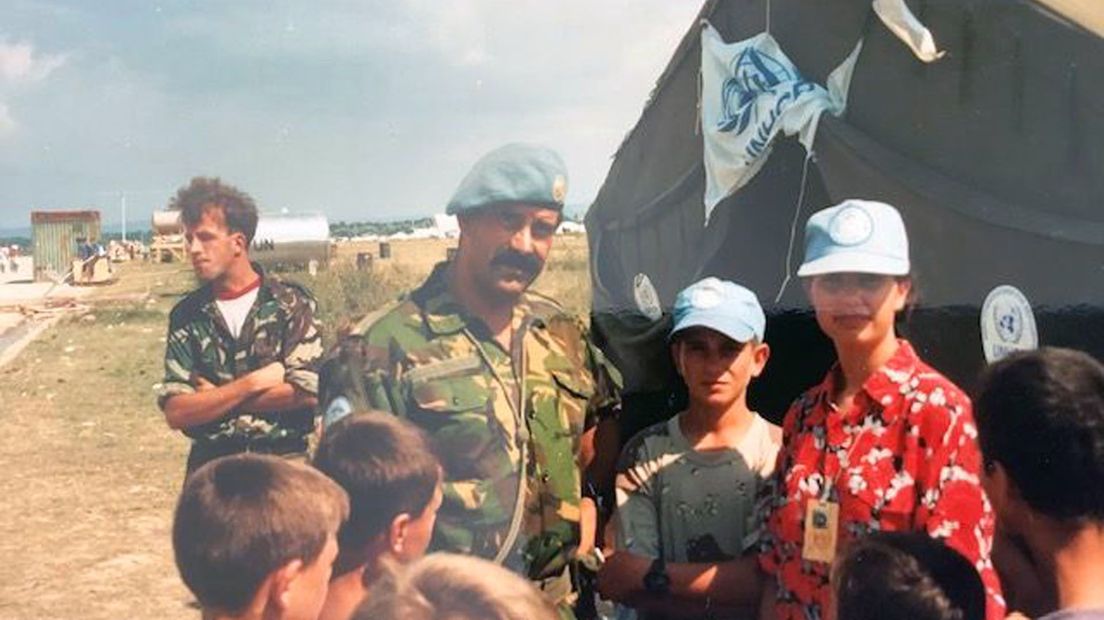 Jeff Rutten in Tuzla in 1995