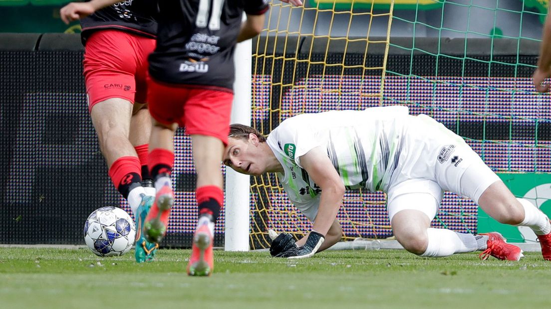 ADO-doelman Hugo Wentges stopt de strafschop