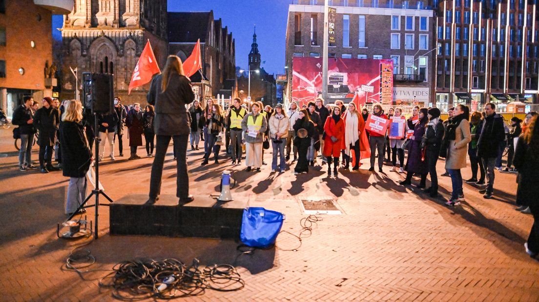 Er werd een minuut lang lawaai gemaakt