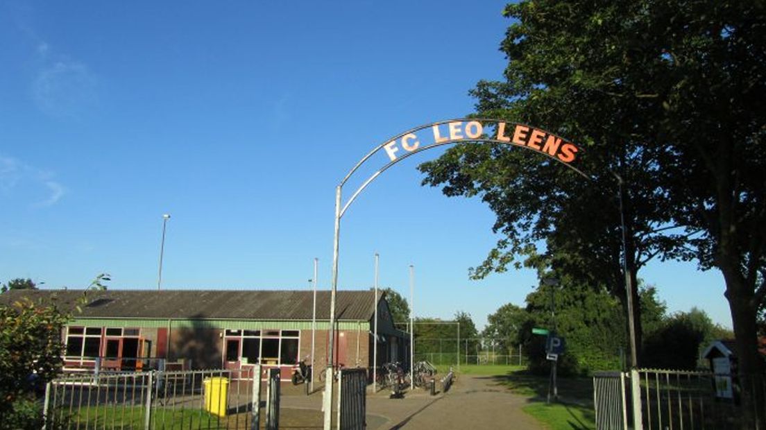 Het sportcomplex van FC Leo in Leens