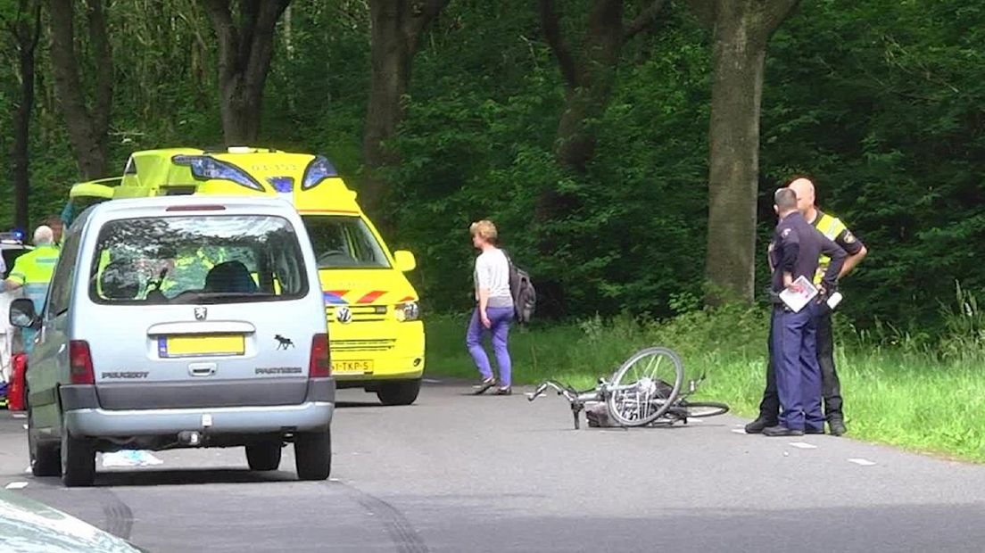Ongeluk met fietser in Havelte