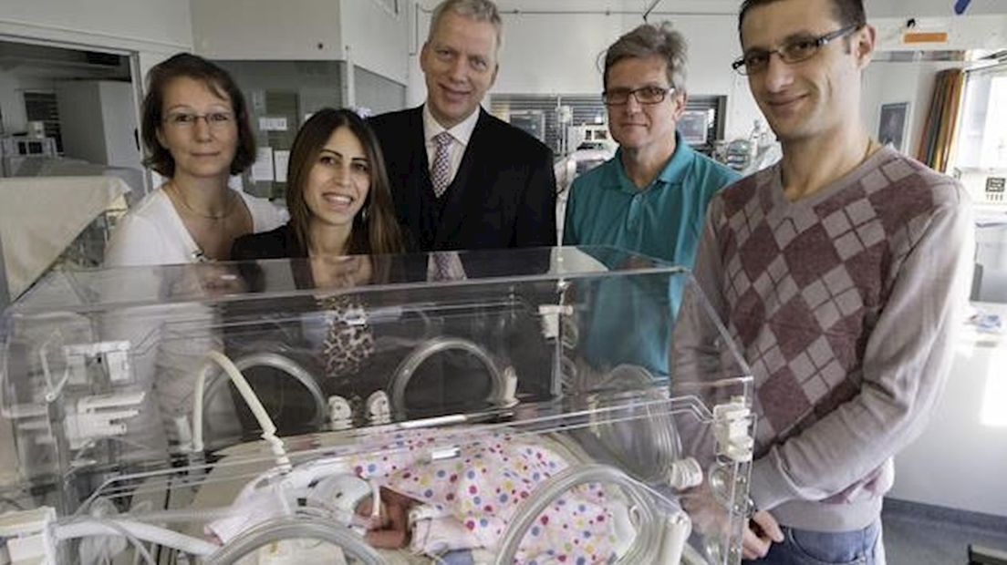 Foto na geboorte in ziekenhuis