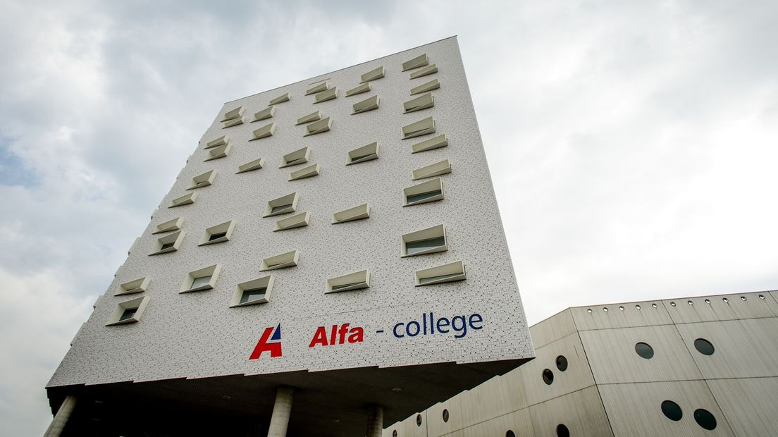 Een van de drie Alfa-college gebouwen in stad Groningen