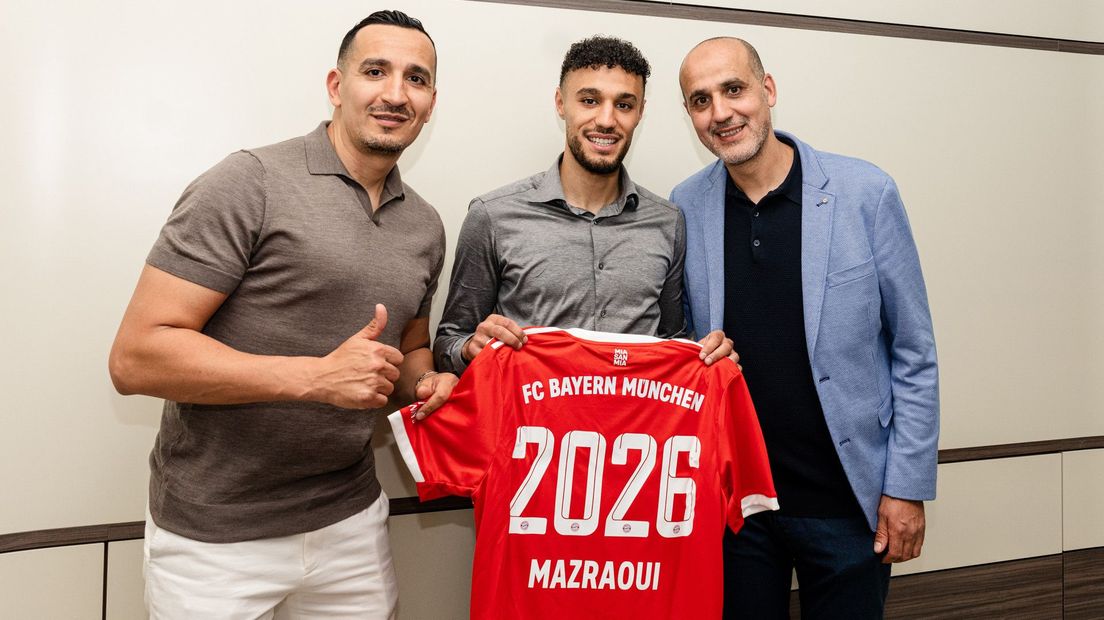 Noussair Mazrazoui met zijn oom en vader