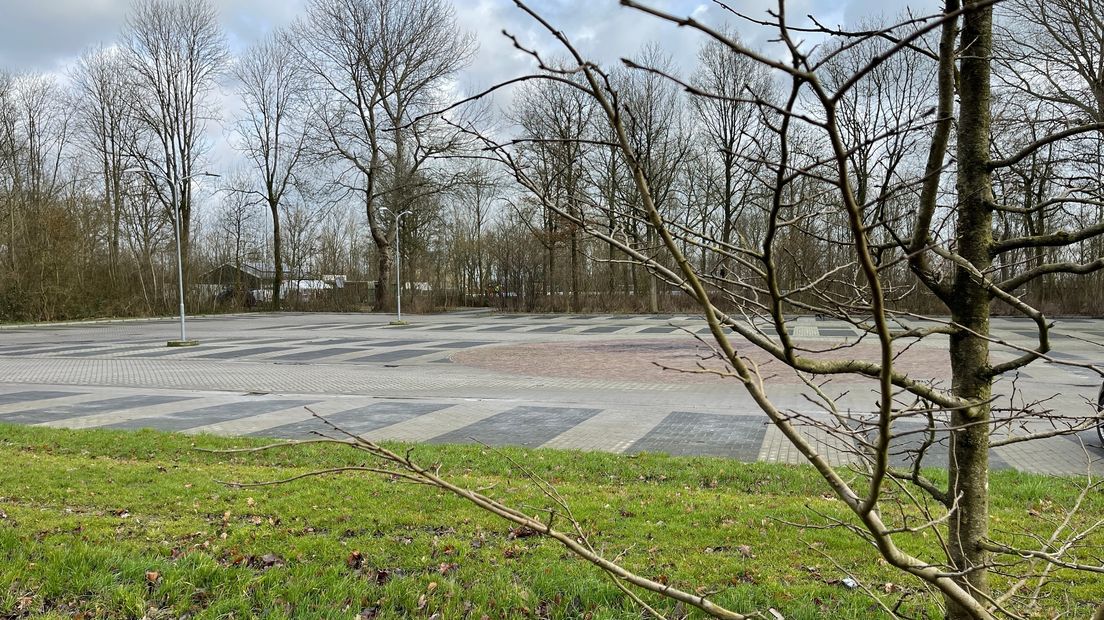 Sportpark De Enk, met op de achtergrond de velden van vv Grijpskerk