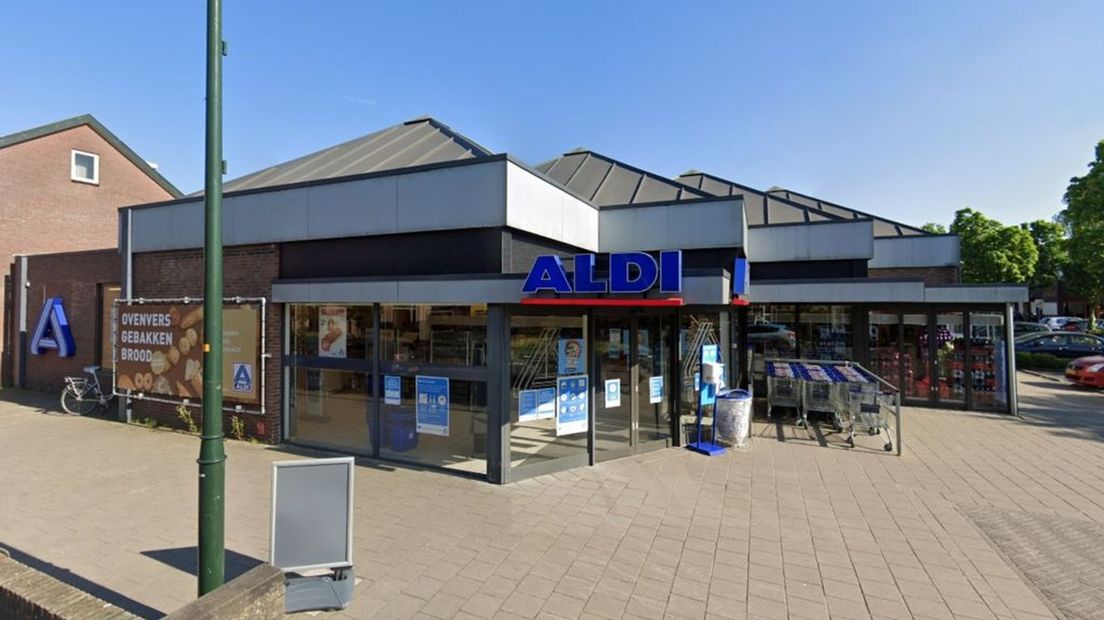 Deze Aldi in hartje Scherpenzeel staat nu nog leeg.