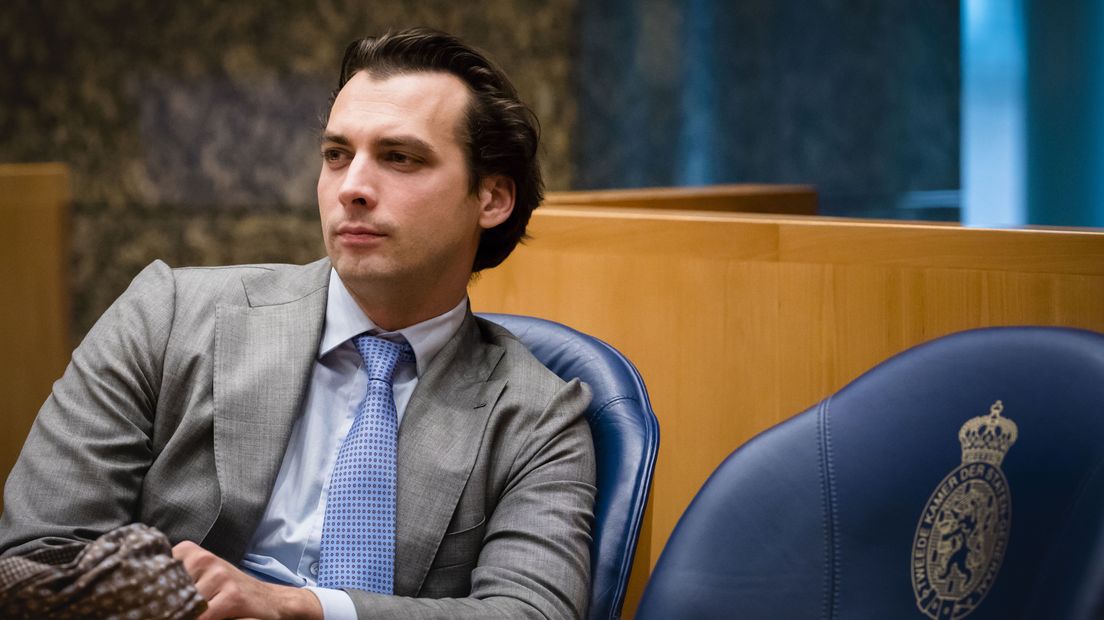 Thierry Baudet in de Tweede Kamer.