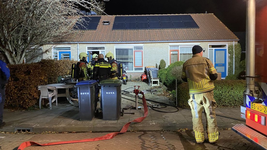 Bewoonster gewond bij woningbrand Staphorst