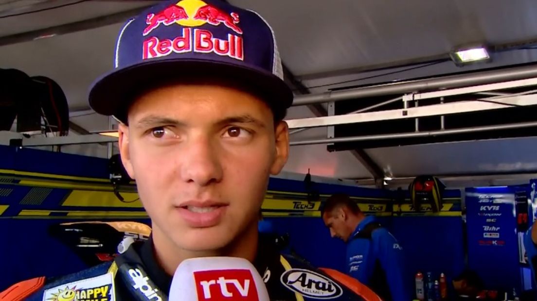 Bo Bendsneyder tijdens de laatste TT (Rechten: RTV Drenthe archief)