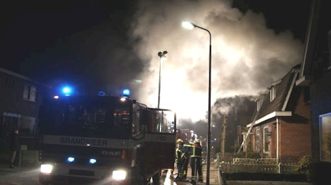 schoorsteenbrand in Losser