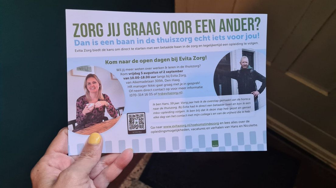 Flyer van Evita Zorg uit Benoordenhout