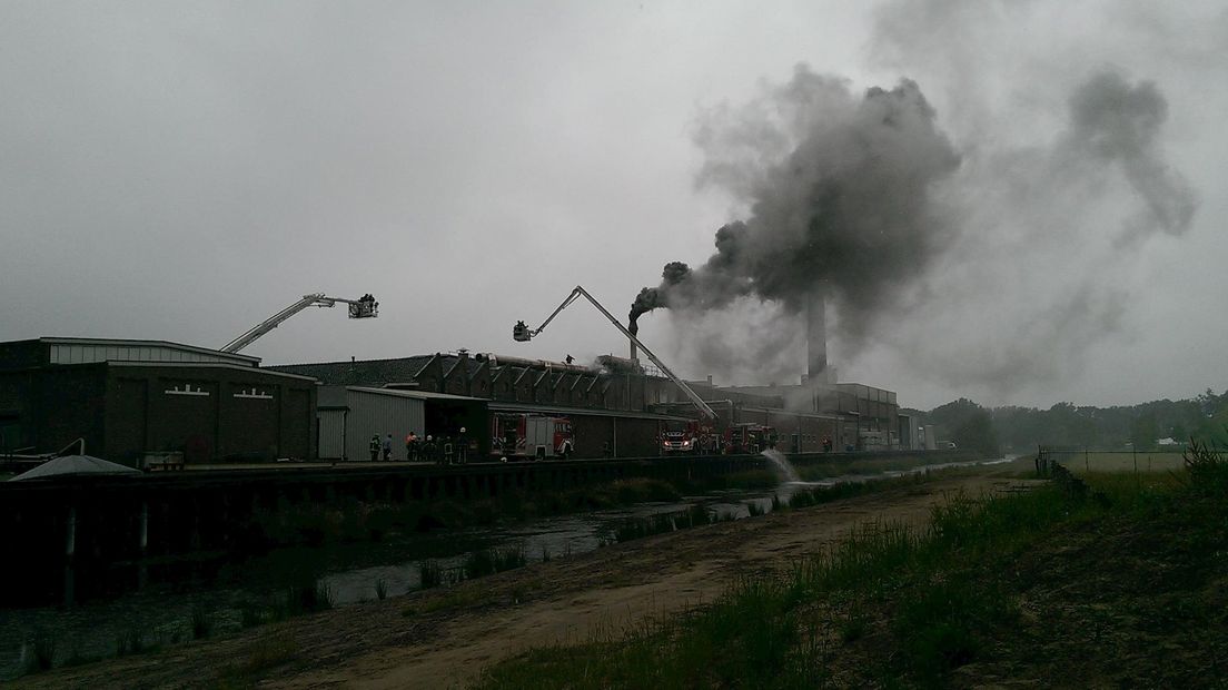 Brand bij Ten Cate in Nijverdal