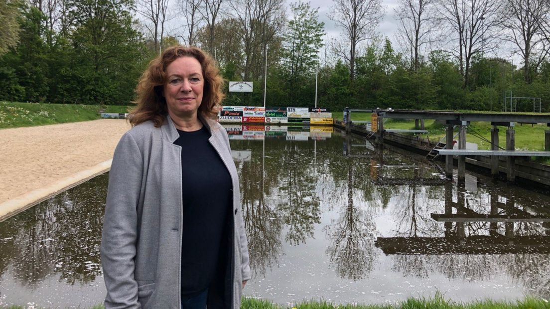 Ineke Alkema van fierljepvereniging Grijpskerk