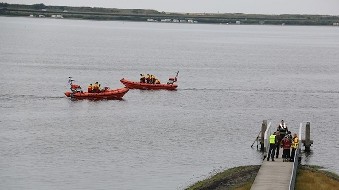 Diverse hulpdiensten waren betrokken bij de zoekactie naar de vermiste duiker