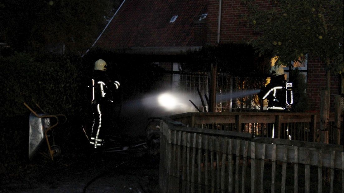 Schuur uitgebrand in Vriezenveen