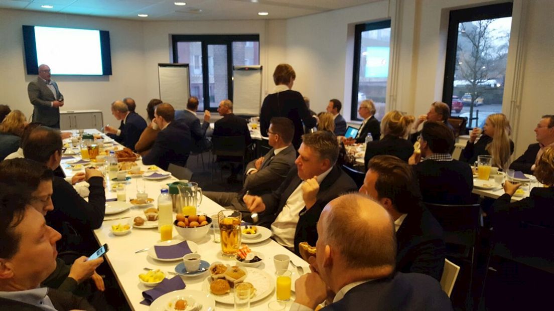 De plannen voor het congres werden vanmorgen tijdens een ontbijtsessie gesmeed