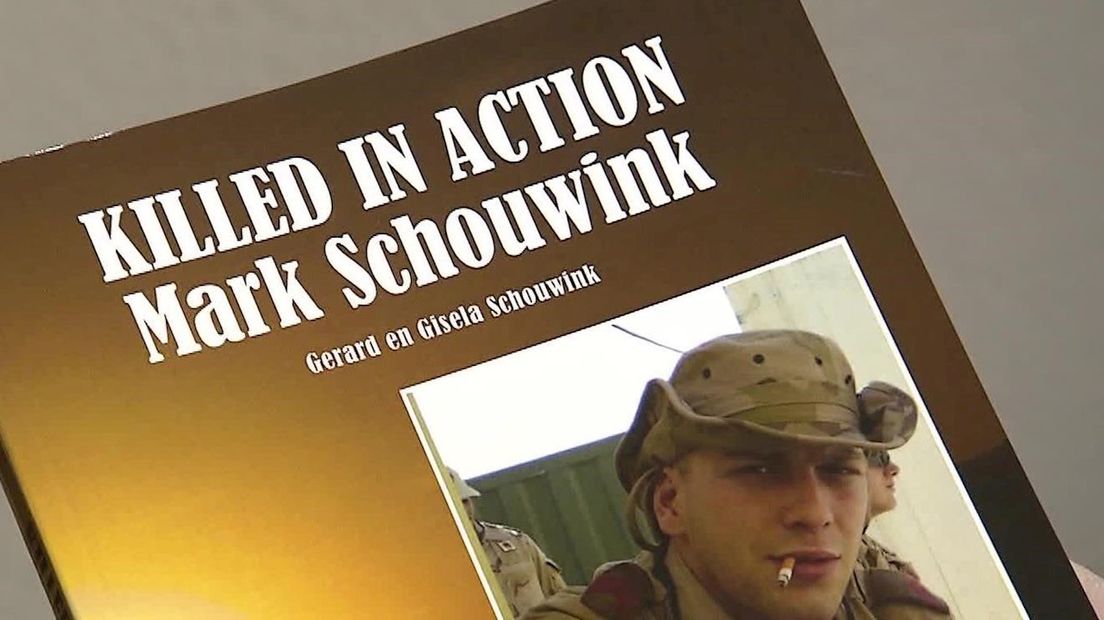 Het boek 'Killed in action' over Mark Schouwink