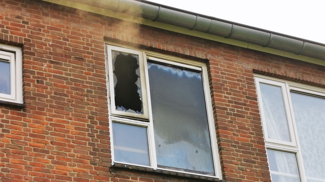 De brand ontstond in een slaapkamer