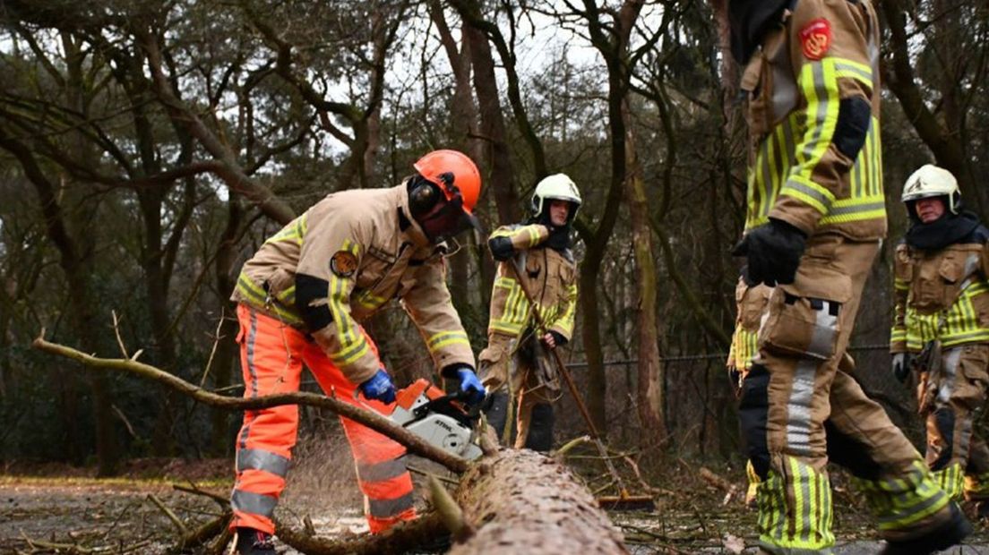 Stormschade in Sibculo vorige maand