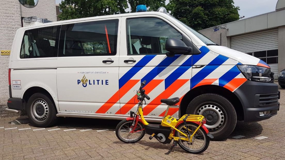 Het aangepaste fietsje van Teun is gevonden.