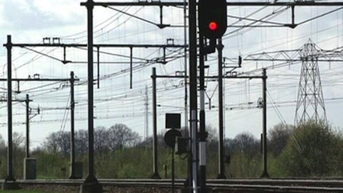 Problemen met spoor bij Herfte