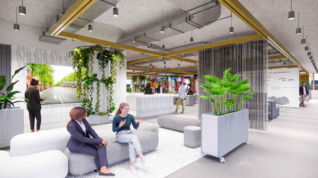Impressie van de nieuwe RUG-locatie