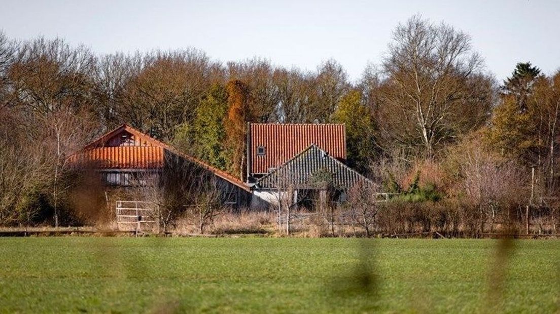 De boerderij van het gezin in Ruinerwold.