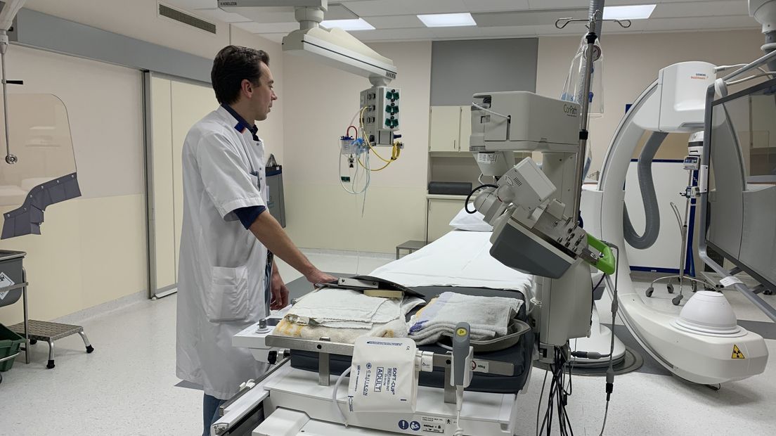De nieuwe 'dotterrobot' van het UMCG