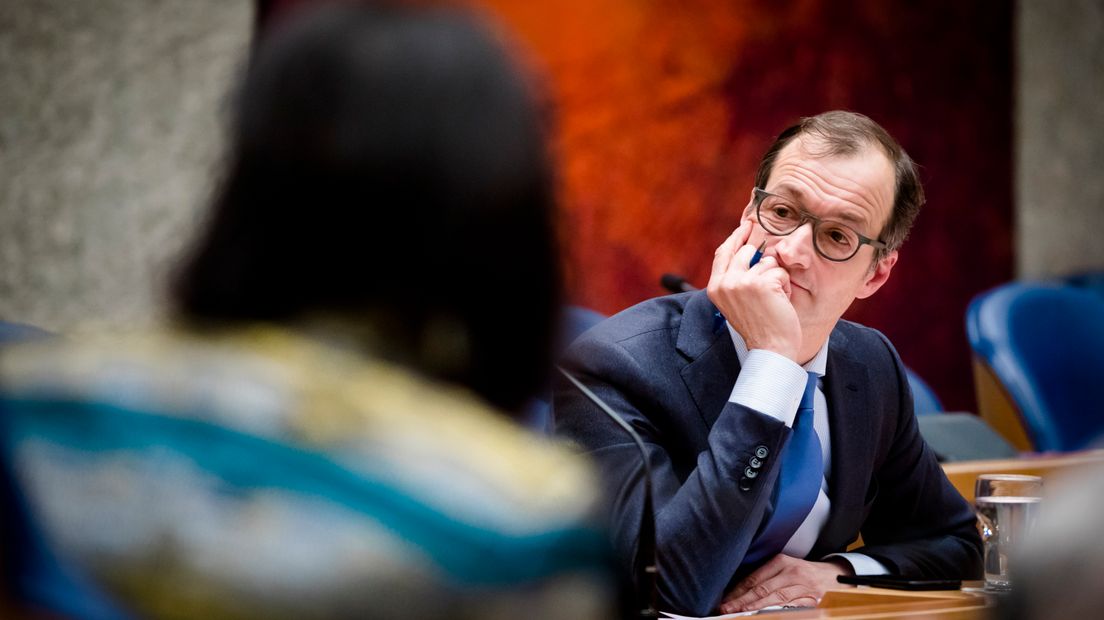 Wiebes tijdens het gasdebat vorige week in de Tweede Kamer (Rechten: ANP/Bart Maat)