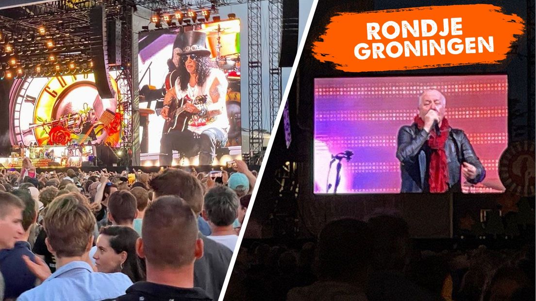 Guns N' Roses-gitarist Slash en Simple Minds-frontman Jim Kerr waren lovend over Groningen