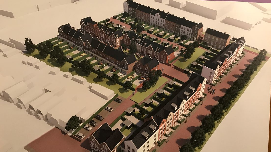 Op het Veemarktterrein komen 67 nieuwe woningen (Rechten: Margriet Benak/RTV Drenthe)