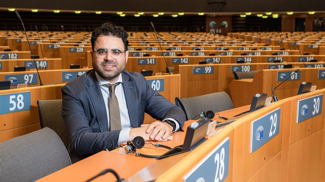 Europarlementarier Mohammed Chahim van PvdA in het Europees Parlement,