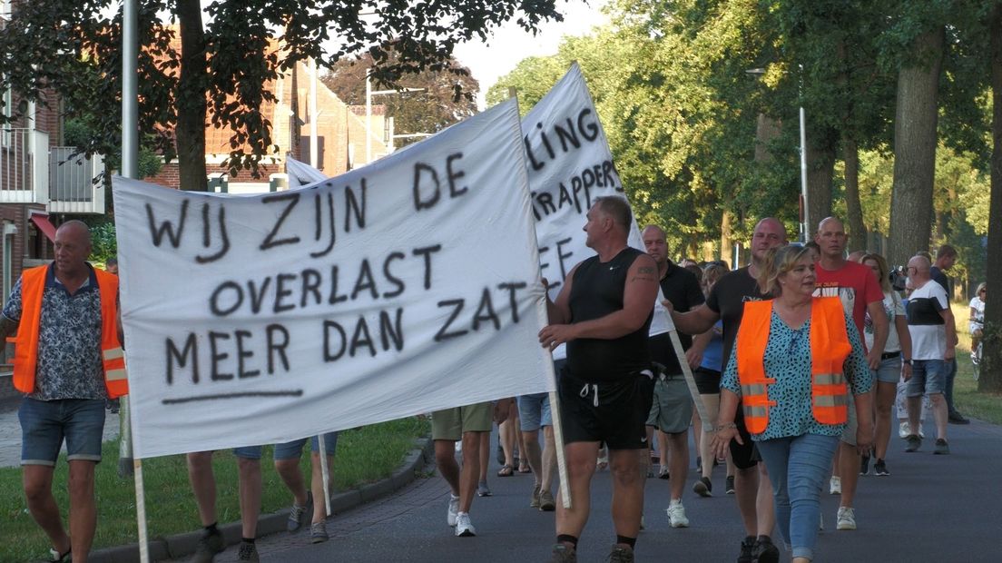 Demonstranten zijn de overlast meer dan zat