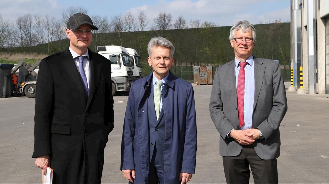 Oberbürgemeister van Münster Onno van Veldhuizen op werkbezoek
