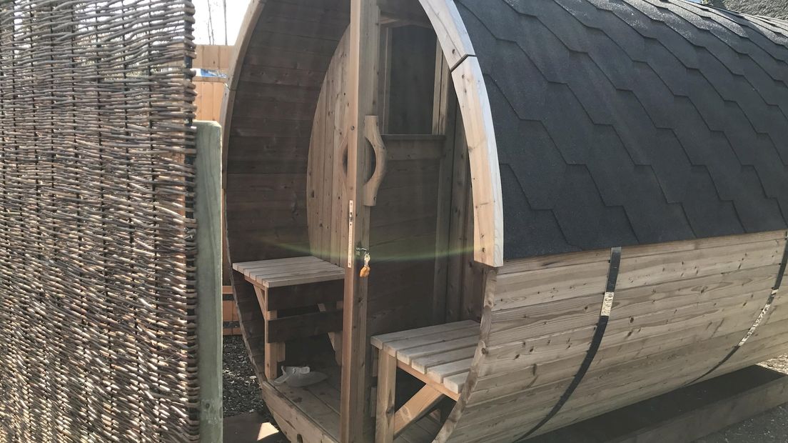 Sauna op kamperstandplaats in Nieuwleusen