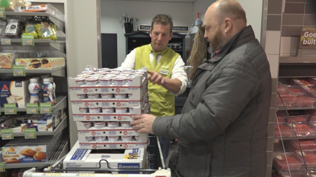 Stephan van Baaren bij een van de sponsoren
