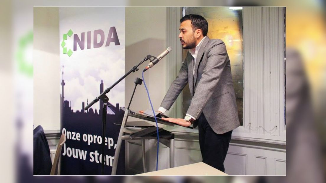 Rotterdamse lijsttrekker Nurullah Gerdan van Nida 