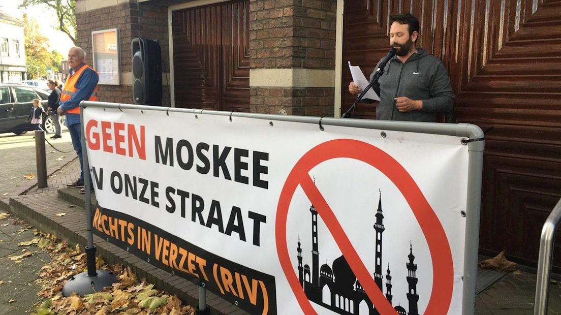Demonstratie Rechts in Verzet in Enschede
